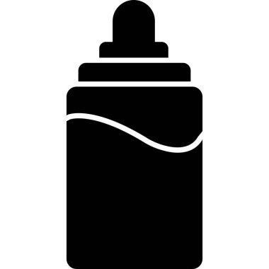 Web Kullanımı için Besleme Şişesi Simgesi, Vektör İllüstrasyonu