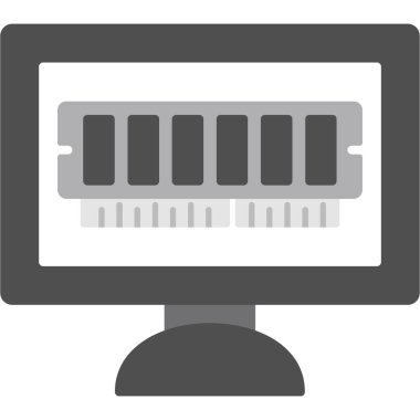 Ram Simgesi, Web Kullanımı için Vektör İllüstrasyonu