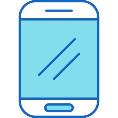 Web Kullanımı için Telefon Simgesi, Vektör İllüstrasyonu