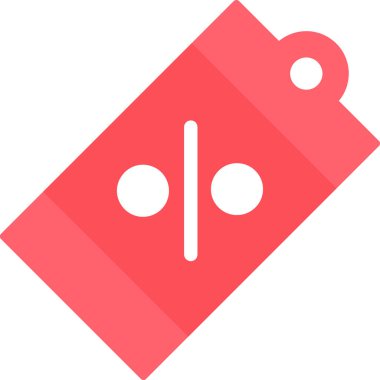 Web Kullanımı için Satış Etiketi Simgesi, Vektör İllüstrasyonu