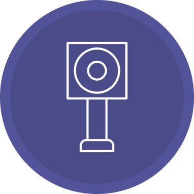 Web Kullanımı için Butterstamp Simgesi, Vektör İllüstrasyonu