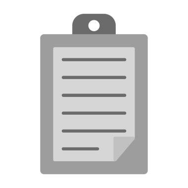 Web Kullanımı için Pano Simgesi, Vektör İllüstrasyonu