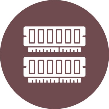 Ram Simgesi, Web Kullanımı için Vektör İllüstrasyonu