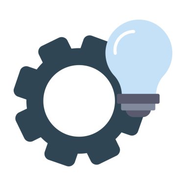 Web Kullanımı için Vektör İllüstrasyonu Gear Simgesi