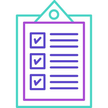 Web Kullanımı için Görev Simgesi, Vektör İllüstrasyonu