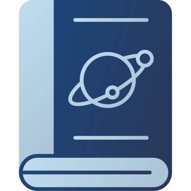 Web Kullanımı için Kitap Simgesi, Vektör İllüstrasyonu