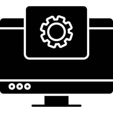 Web Geliştirme Simgesi, Web Kullanımı için Vektör İllüstrasyonu