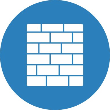 Web Kullanımı için Duvar Simgesi, Vektör İllüstrasyonu