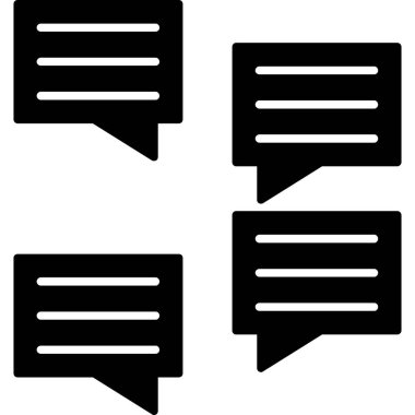 Web Kullanımı için İleti Simgesi, Vektör İllüstrasyonu