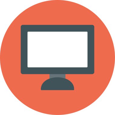 Web Kullanımı için Bilgisayar Simgesi, Vektör İllüstrasyonu