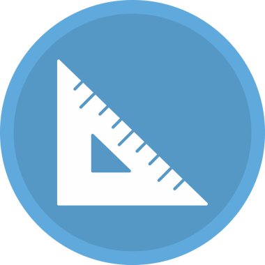 Web Kullanımı için Cetvel Simgesi, Vektör İllüstrasyonu