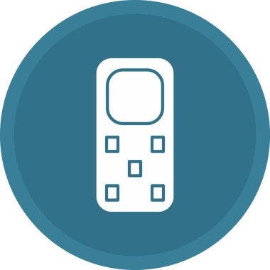 Web Kullanımı için Telefon Simgesi, Vektör İllüstrasyonu