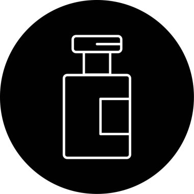 Web Kullanımı için Vial Simgesi, Vektör İllüstrasyonu