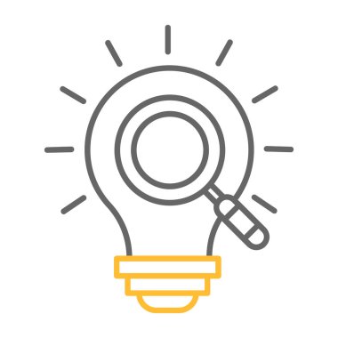 Web Kullanımı için hafif Simge, Vektör İllüstrasyonu