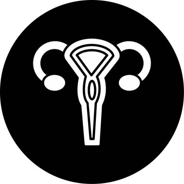 Web kullanımı için Rahim Simgesi, Vektör İllüstrasyonu