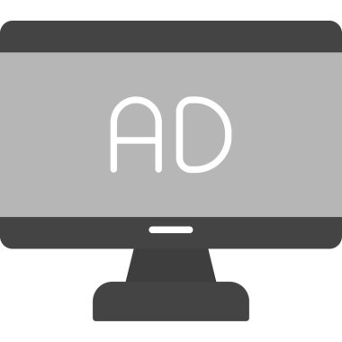 Web Kullanımı için Ad Simgesi, Vektör İllüstrasyonu