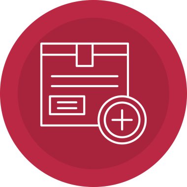 Web Kullanımı için Kutu Simgesi, Vektör İllüstrasyonu