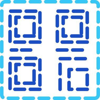 Qr Kod Simgesi, Web Kullanımı için Vektör Resimleri