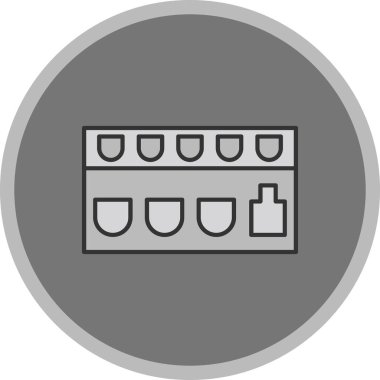 Web Kullanımı için Portlar Simgesi, Vektör Resimleri