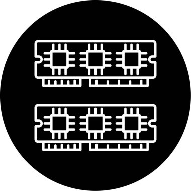 Ram Simgesi, Web Kullanımı için Vektör İllüstrasyonu