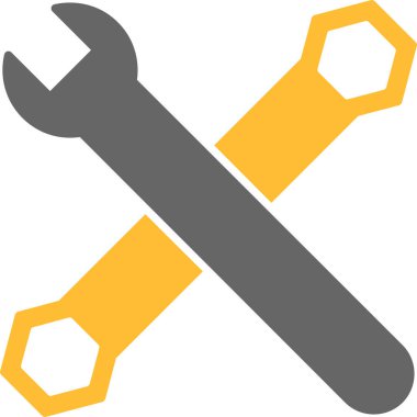 Web Kullanımı için Araç Simgesi, Vektör İllüstrasyonu