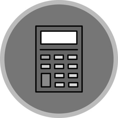 Web Kullanımı için Hesap Makinesi Simgesi, Vektör Resimleri