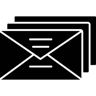 Web Kullanımı için E- posta Simgesi, Vektör İllüstrasyonu