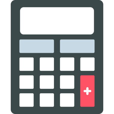 Web Kullanımı için Hesap Makinesi Simgesi, Vektör Resimleri