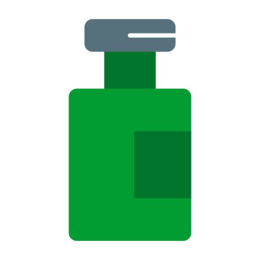 Web Kullanımı için Vial Simgesi, Vektör İllüstrasyonu