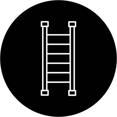 Web kullanımı için Merdiven Simgesi, Vektör İllüstrasyonu