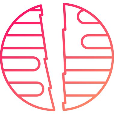 Web Kullanımı için Uranüs Yok Edilmiş Simge, Vektör İllüstrasyonu