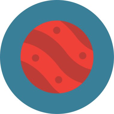 Mars Simgesi, Web Kullanımı için Vektör İllüstrasyonu