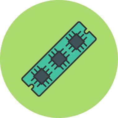 Ram Bellek Simgesi, Web Kullanımı için Vektör Resimleri