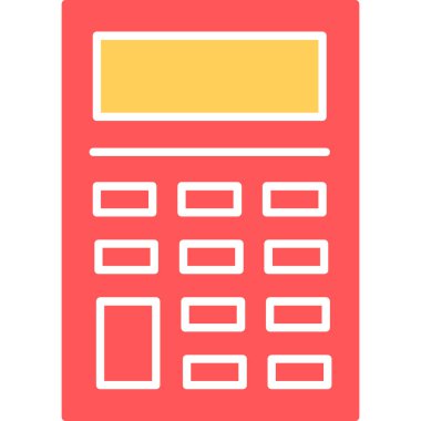 Web Kullanımı için Hesap Makinesi Simgesi, Vektör Resimleri