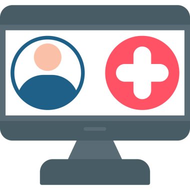 Web Kullanımı için Profil Simgesi, Vektör İllüstrasyonu