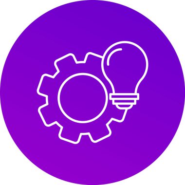 Web Kullanımı için Vektör İllüstrasyonu Gear Simgesi