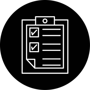 Web Kullanımı için Not Defteri Simgesi, Vektör İllüstrasyonu