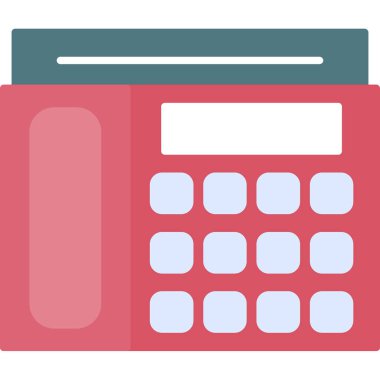 Web kullanımı için Aktarım Telefonu Simgesi, Vektör İllüstrasyonu