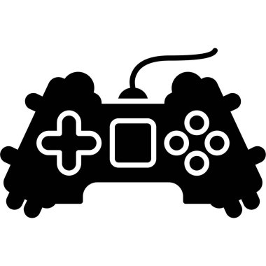 Web Kullanımı için Gamepad Simgesi, Vektör İllüstrasyonu