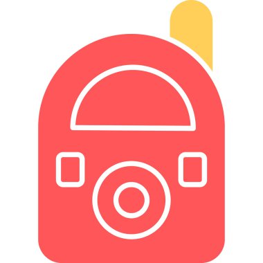 Web Kullanımı için Bebek İzleme Simgesi, Vektör İllüstrasyonu