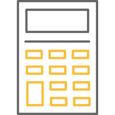 Web Kullanımı için Hesap Makinesi Simgesi, Vektör Resimleri