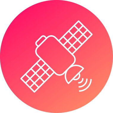 Web Kullanımı için Uydu Simgesi, Vektör Resimleri