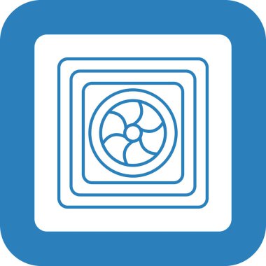 Web Kullanımı için Fan Simgesi, Vektör İllüstrasyonu