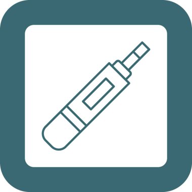 Hamilelik Test Simgesi, Web Kullanımı için Vektör İllüstrasyonu