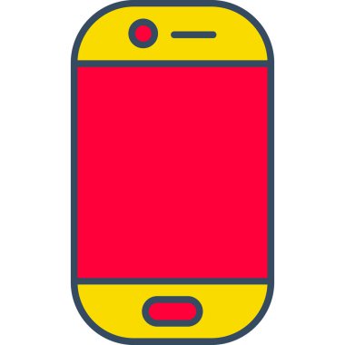 Samsung Galaksi Simgesi, Web Kullanımı için Vektör İllüstrasyonu