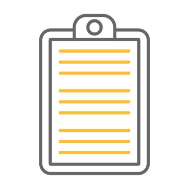 Web Kullanımı için Pano Simgesi, Vektör İllüstrasyonu