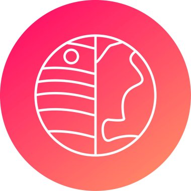 Web Kullanımı İçin Tutulma Simgesi, Vektör İllüstrasyonu