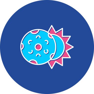 Web Kullanımı İçin Tutulma Simgesi, Vektör İllüstrasyonu