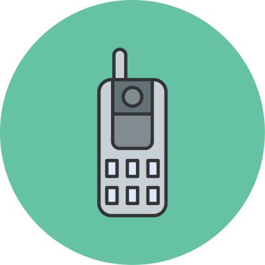 Web Kullanımı için Nokia Bluefix Simgesi, Vektör İllüstrasyonu