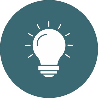 Web Kullanımı için hafif Simge, Vektör İllüstrasyonu